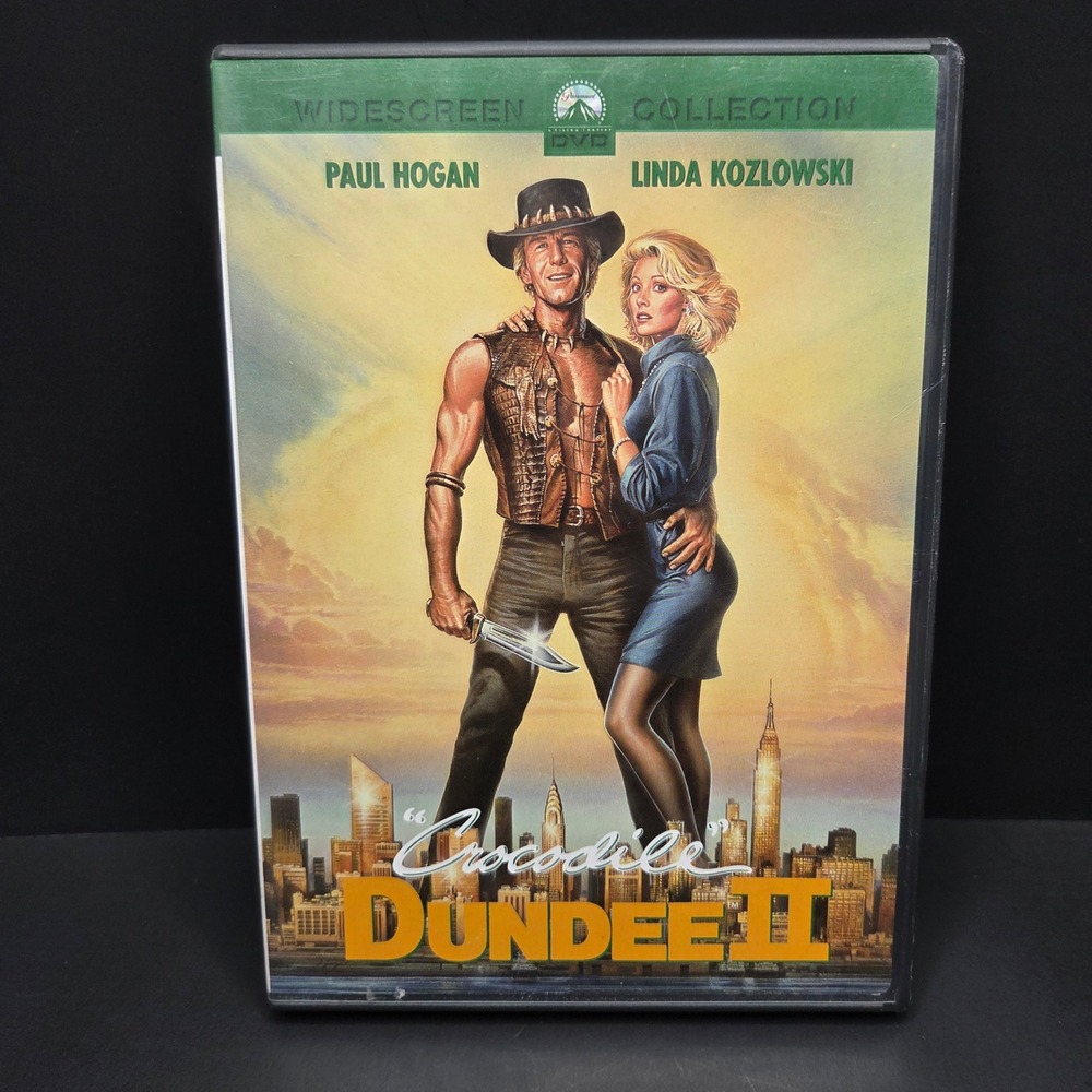 Crocodile Dundee II DVD Widescreen Collection Paul Hogan Action Comedy Movie 80s